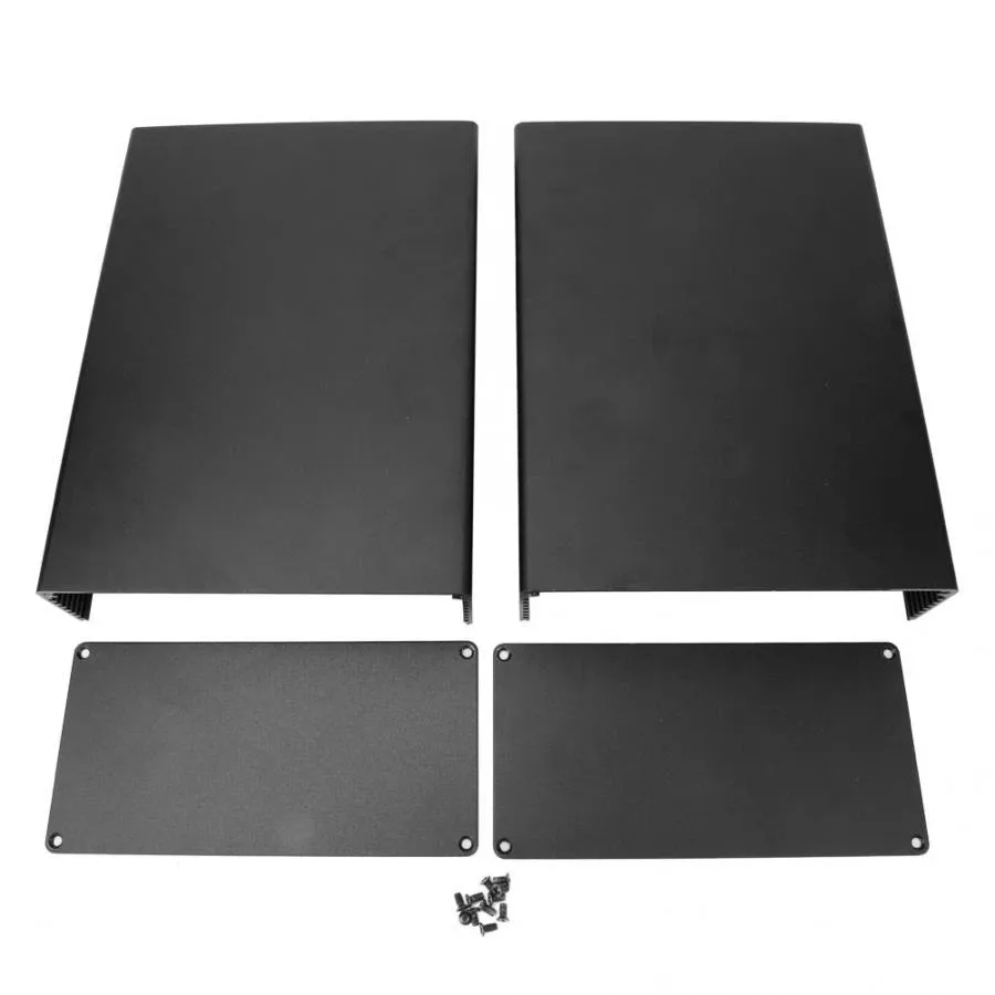 Hot Sales 80x160x220mm Extruded Aluminum Enclosure Electronic Project Box DIY PCB Instrument Amplifier Case Metal Junction Box