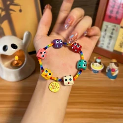 New Cute Dice Monster Beaded Bracelet For Women Lovely Scalable Bracelet Fashion Personalized Daily Jewelry Girls Gift Wholesale