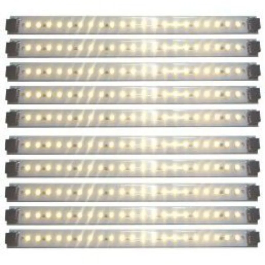 

Kitchen Light - Pro Series - LED Light Panels 24 Watts 12V DC 3000K 145 lm/ft 10 Panel Pack