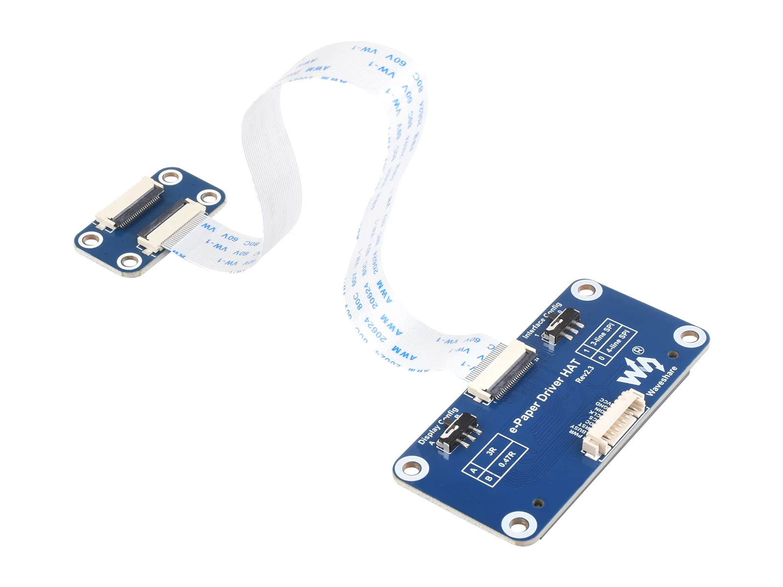 Universal e-Paper Raw Panel Driver HAT SPI for Waveshare Various E-ink Module compatible with Raspberry Pi 2B/3B/3B+/Zero/Zero W