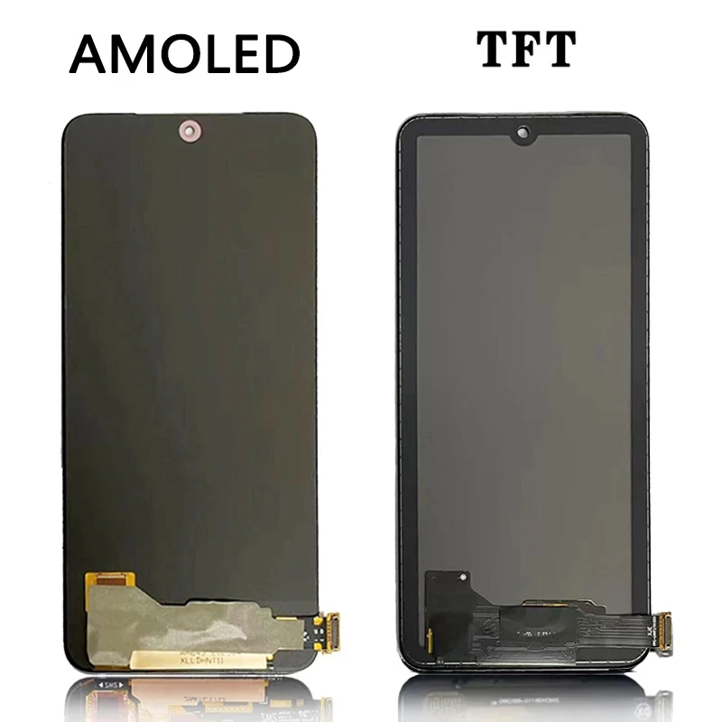 AMOLED LCD For Redmi Note 11 LCD For Xiaomi Redmi Note 11 Display Note11 2201117TG Screen Touch Glass Digitizer  With Frame