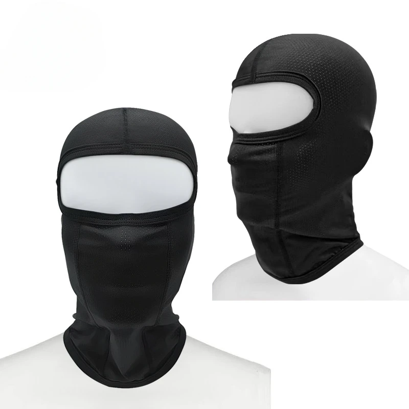 1pc/2pcs/3pcs Summer Sun Protection Balaclava for Men and Women Motorcycle Inner Liner Integrated Face Mask Cooling Riding Mask