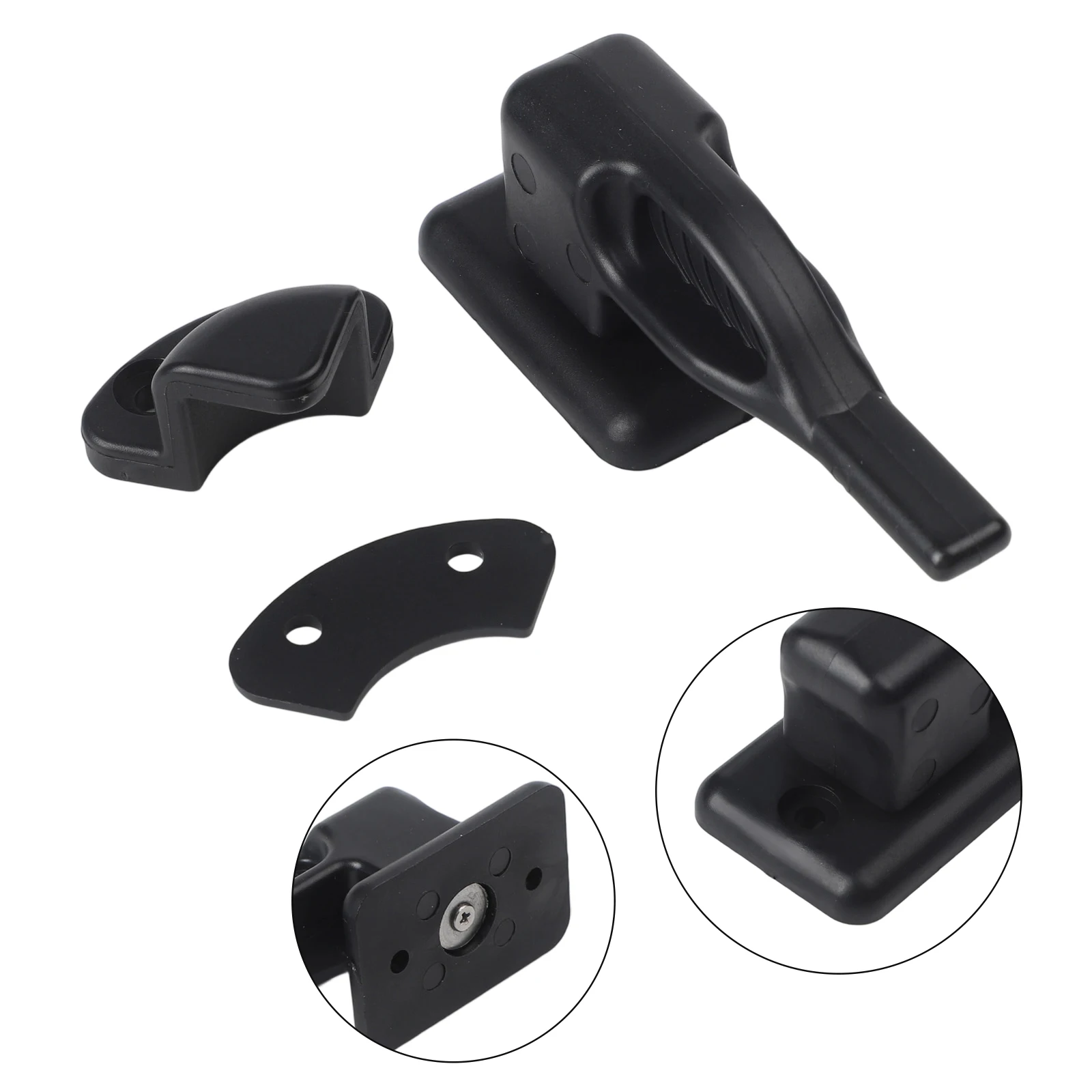 97*46 مللي متر قافلة حامل الباب قفل الباب الآمن للأثاث الأثاث قفل الأثاث قفل الباب بناء قوي أنيق النهاية #5