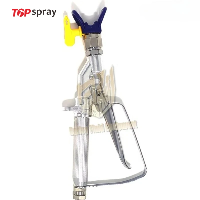 

Airless Paint Spray Gun with 517 Nozzle Tip Straight Shank Maximum Pressure 3600 PSI Tool Airless Paint Sprayer Gun