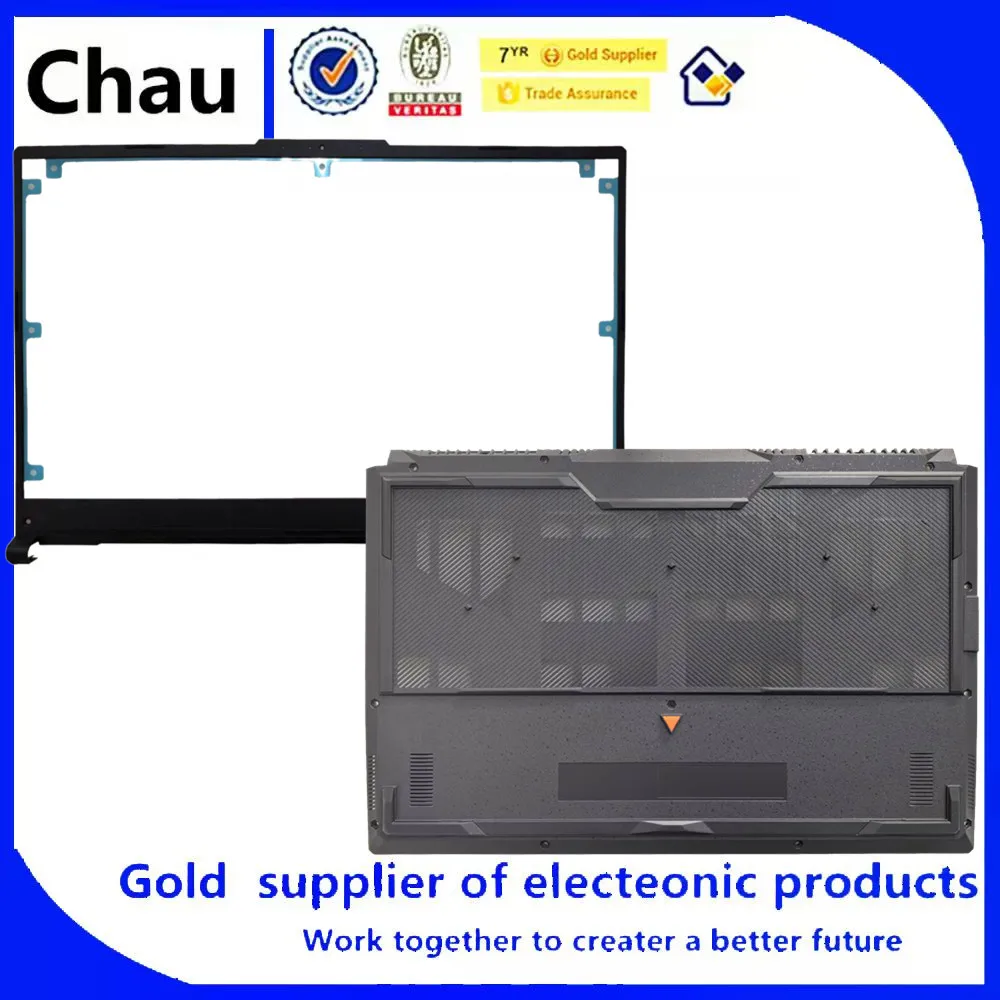 

New For Chau TUF Gaming F17 FX707 FX707ZM A17 FA707 Laptop LCD Bezel /Bottom Base Cover Lower Case 6070B2272801