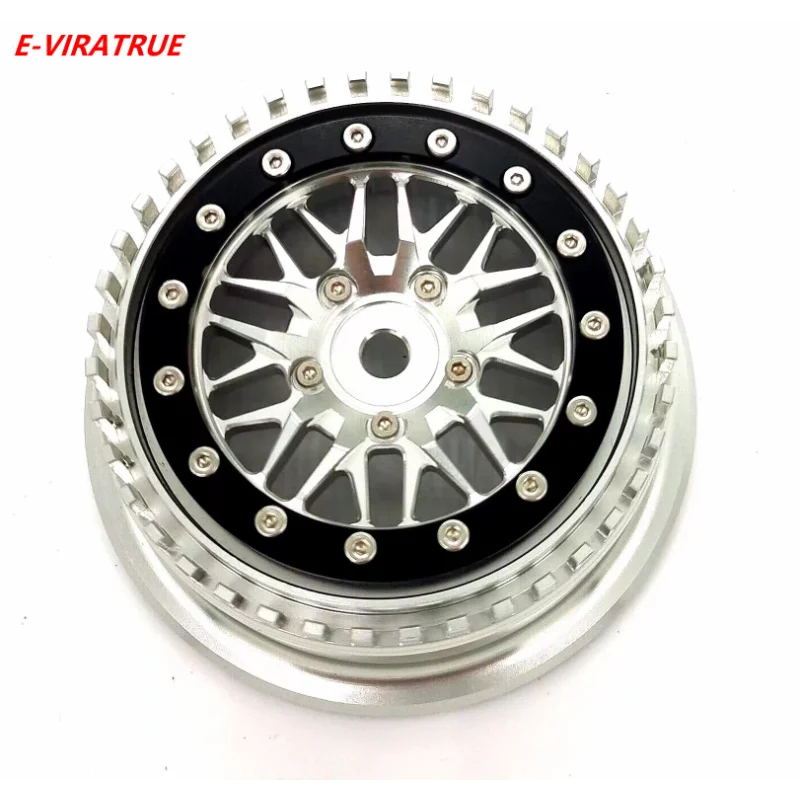 E-VIRATRUE 2.2/3.0''Alu Wheel For RZR Rey/Baja Rey/Hammer Rey U4/Losi Lasernut/Axial SCX10 1/10 1pcs