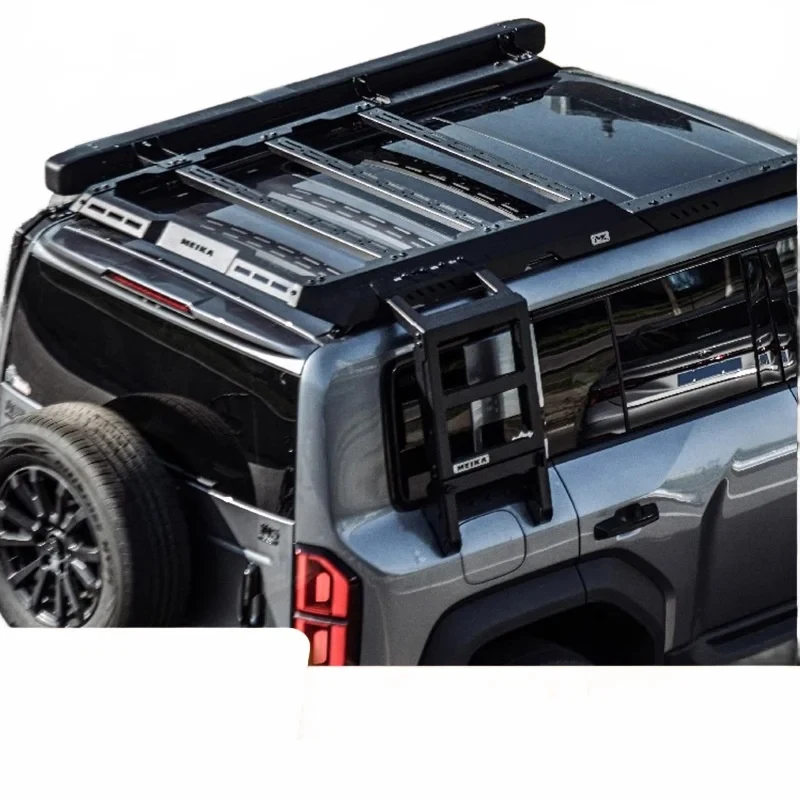 

Aluminum Roof Rack Frame, Expansion Platform with Side Ladder