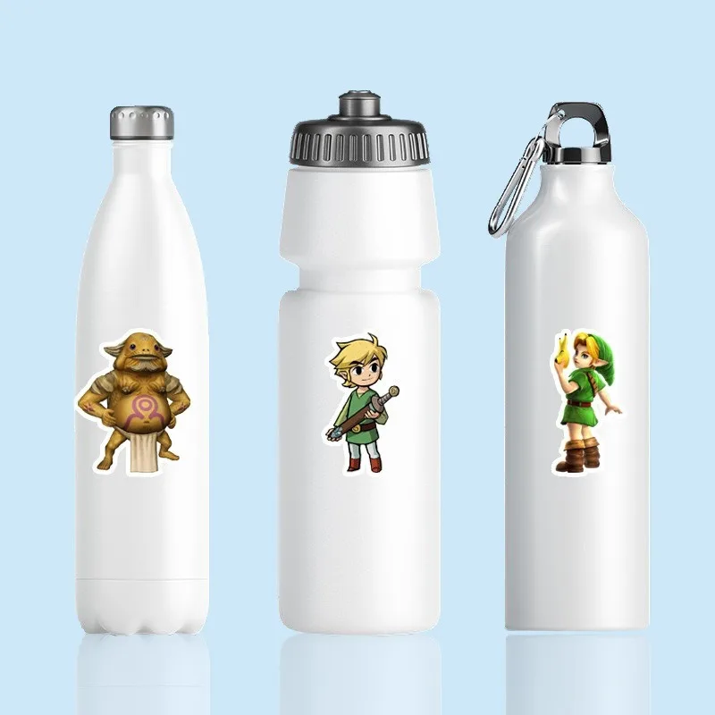 50pcs The Legend of Zelda Graffiti Sticker Water Cup Luggage Laptop Mobile Phone Skateboard Stationery Decorative Sticker