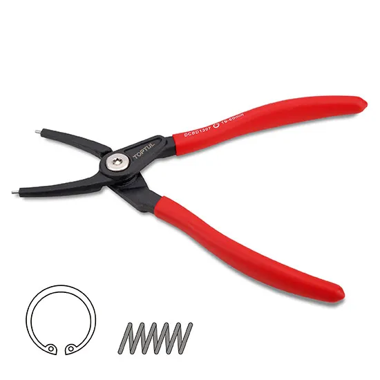 Premium Quality TOPTUL 4PCS - Straight Retaining Ring Pliers Set