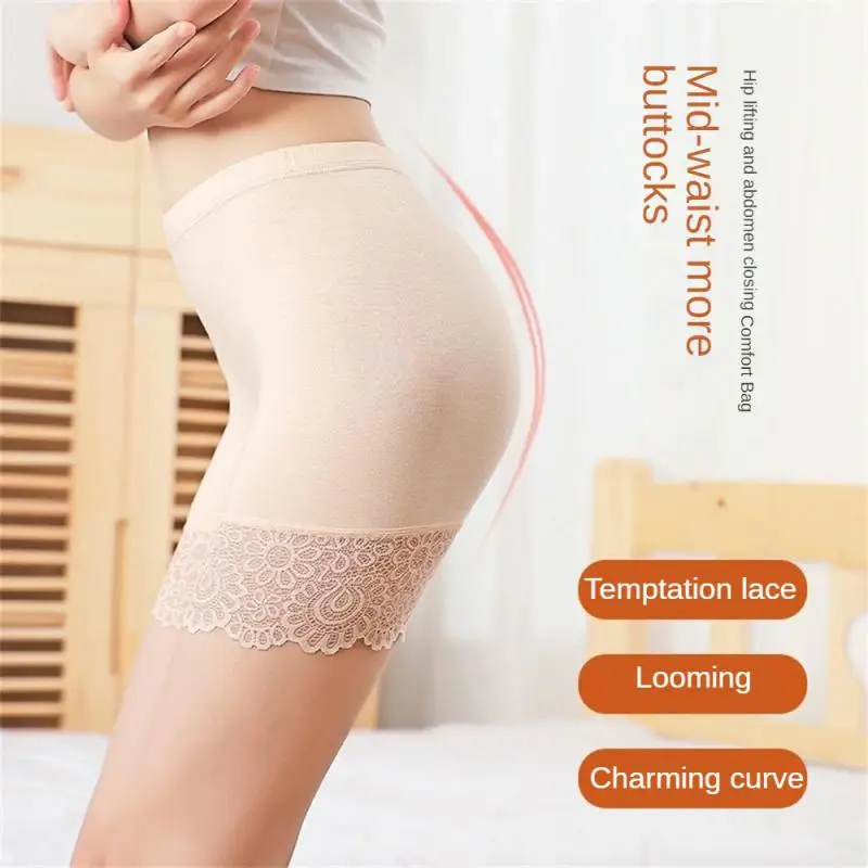 

Seamless Hip Lift Short Pants For Skirt Lady Bottom Panty Silky Invisible Hip Shaper Leggings Women's Thin Stretch Underpants