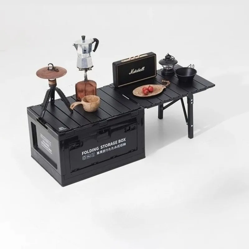 

Складной ящик для хранения для пикника, многофункциональная удлиненная доска, штабелируемый бытовой ящик для хранения, портативные практичные принадлежности для кемпинга