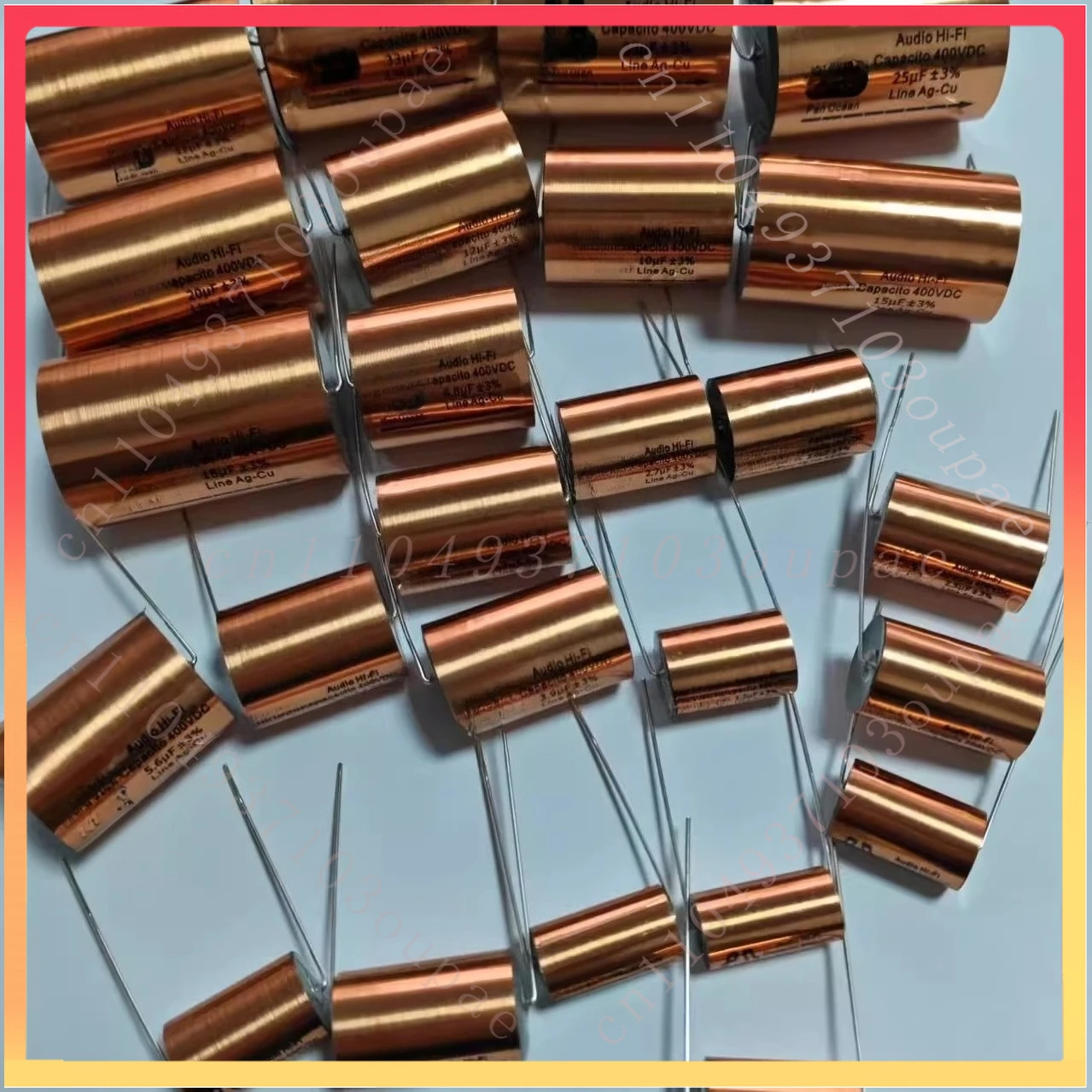 Metalized Polypropylene Film Axial for Dimensity Series Capacitor Speaker Coupling Divider Capacitor for MKP 400VDC