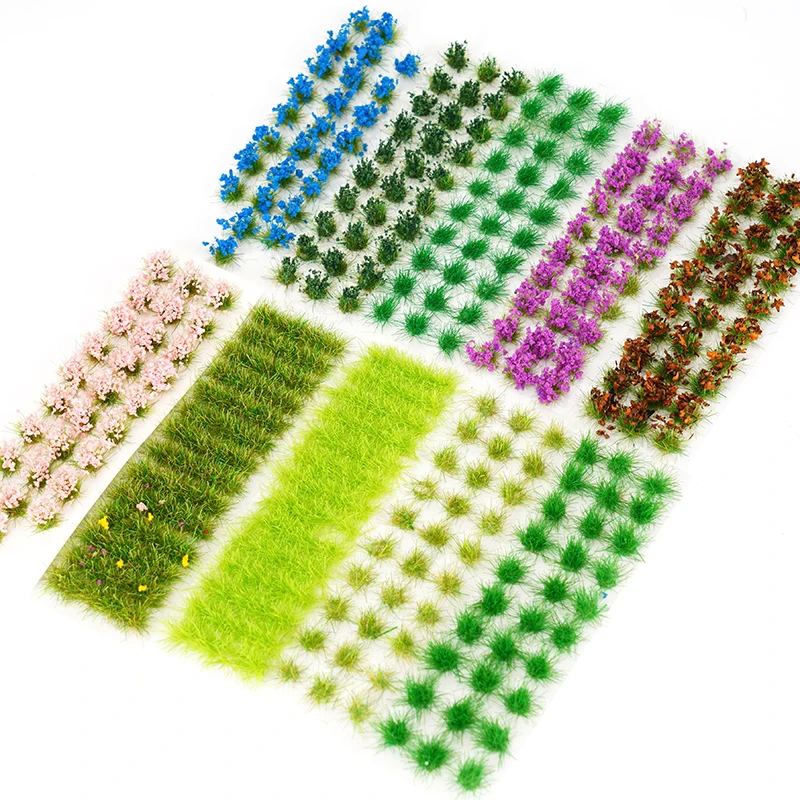 

Model Grass Tufts Static Grass Clusters Artificial Vegetation Flocking Sand Table Scenery Micro Landscape DIY Handmade Material