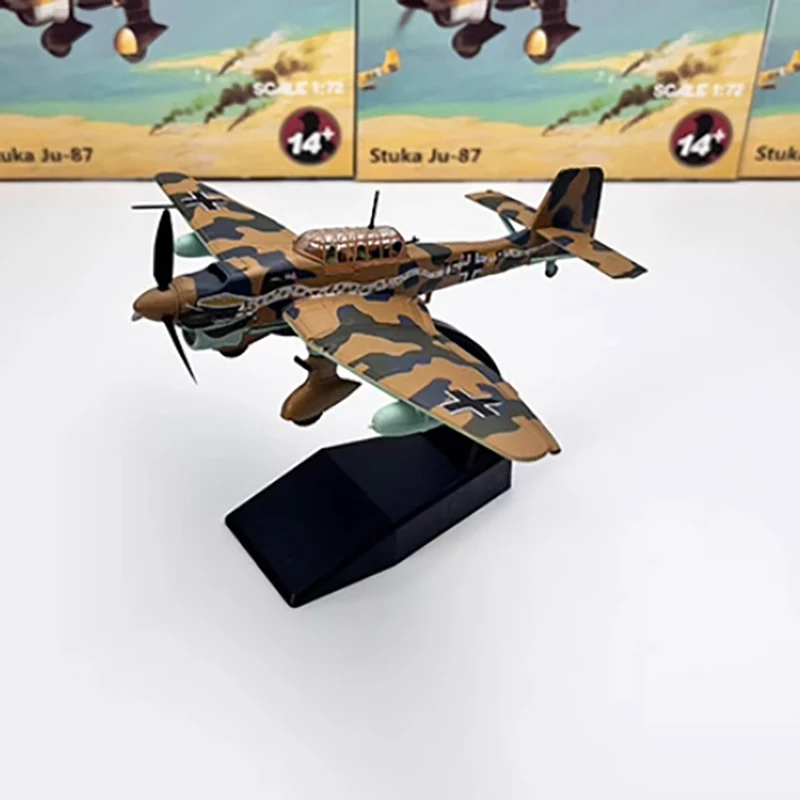 Diecast 1:72 Scale German JU87 Stuka JU-87 bomber fighter Alloy Finished Simulation Model Souvenir Gifts For Adult Boy