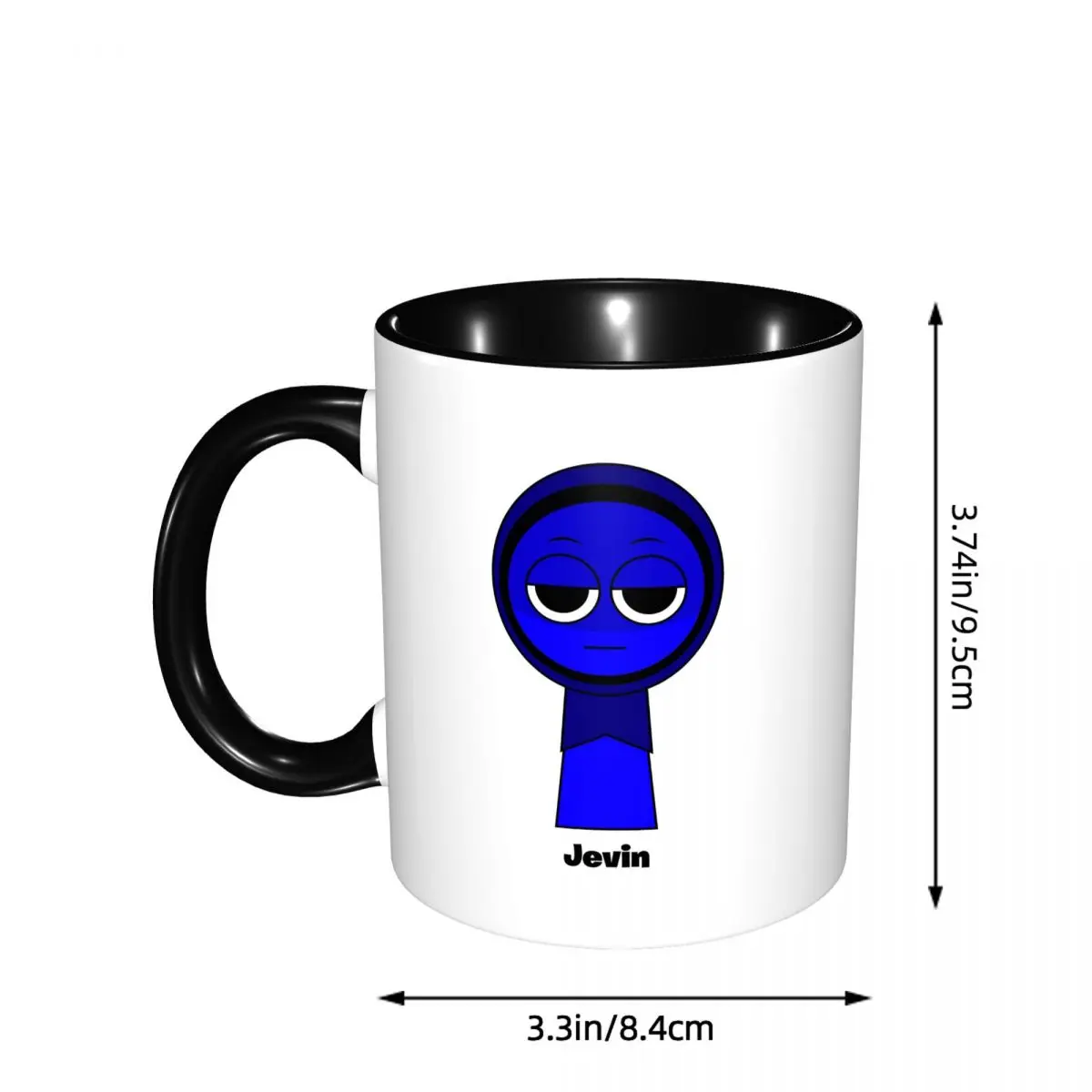 Jevin Sprunki Mug Funny Ceramic Coffee Cups Tea Mugs Milk Cup Drinkware Gift for Woman Man