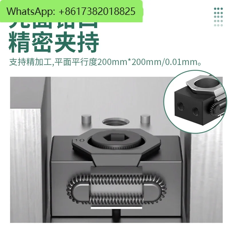 

Pneumatic OK clip CNC multi-station two-way inner support expansion chuck machining center tooling side fixing fixture