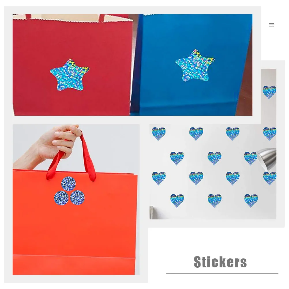 3 Rolls Portable Reward Stickers Decorative School Stickers for Kids Shirts Gifts and Event Items Convenient Sticker Rolls