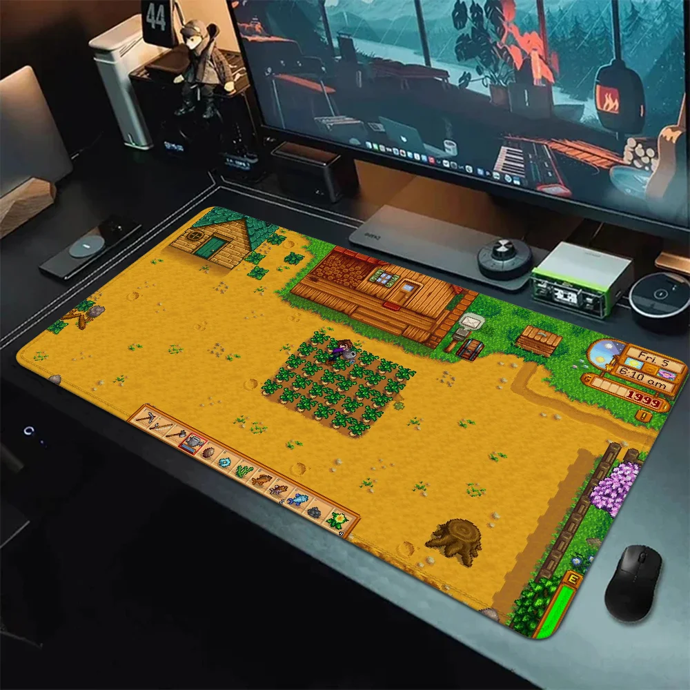 Stardew Valley Gaming Keyboard Mause Pad Gaming Setup Accessories Desk Accessories Office Anime Mouse Pad 900x400 Pc Gamer Mats