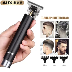 Cortadora de pelo profesional T9 para hombres y adultos, afeitadora de barba, recargable, 0MM