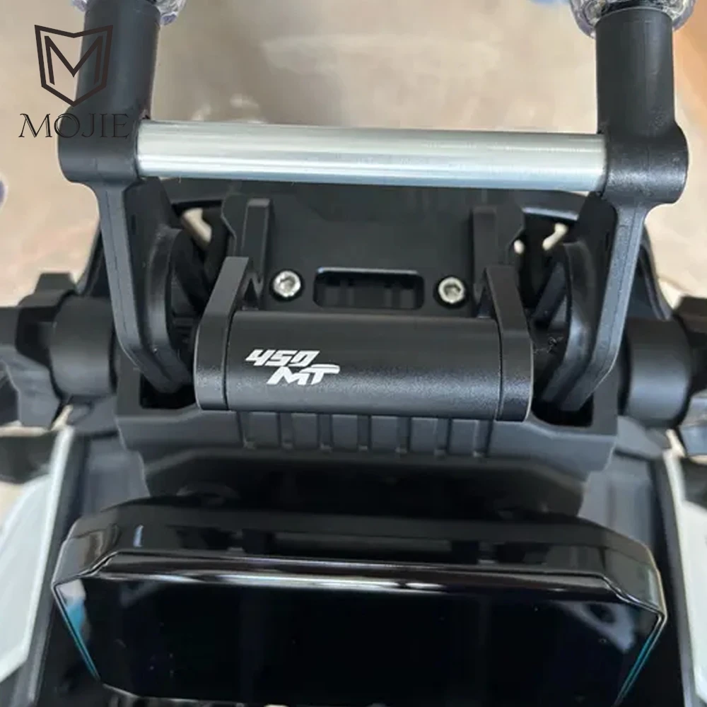 

New 2024 2025 For CFMOTO CF MOTO 450MT 450 MT 450 2026 Motorcycle Accessorie GPS Phone Holder Stand Navigation Extension Bracket