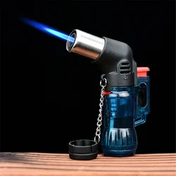 New Butane Jet Flame Cigarette Windproof Lighter Mini Portable Jet Torch Cigarette Cigarette Plastic Lighter New Wholesale Tool