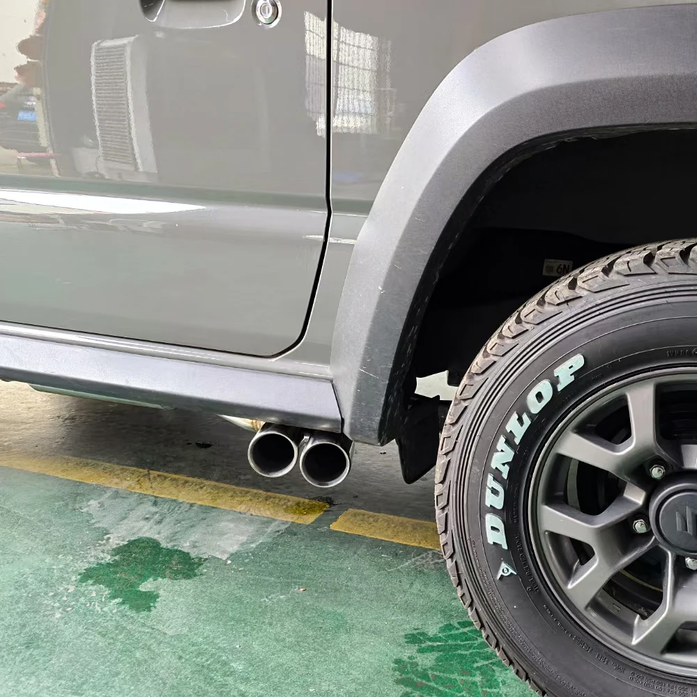 مزيج مصنع نظام عادم السيارات لسوزوكي جيمي 1.5 2020-2023 sus304 أنبوب عادم من الفولاذ المقاوم للصدأ نظام عادم القط الخلفي