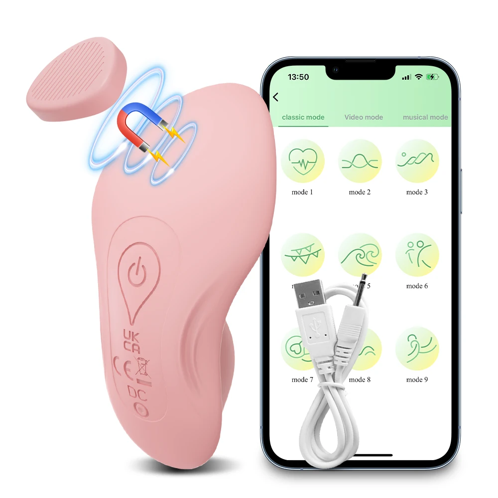 Appgesteuerter Tragbarer Klitorisvibrator Für Damen Diskret_voghion.com