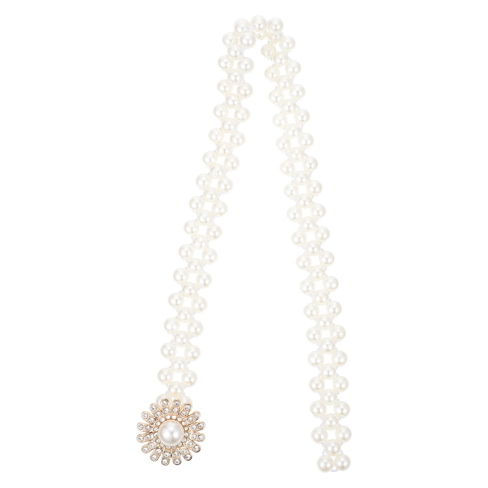 

2Pcs Imitation Pearl Curtain Tiebacks Modern Simple Design for Drapes Windows Bedroom Living Room Decor Curtain Accessories