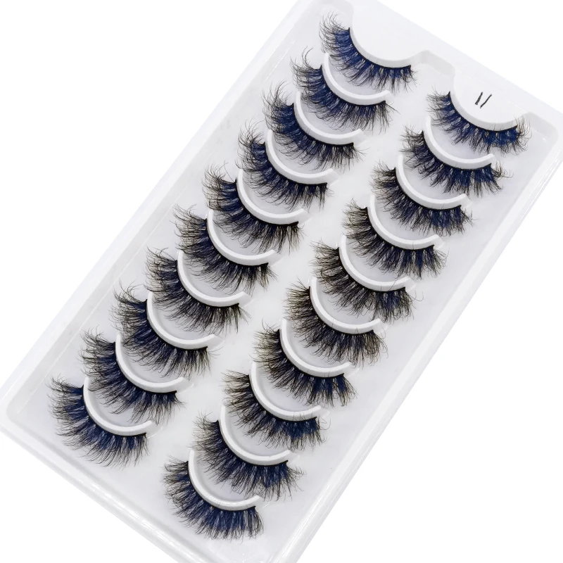 HBZGTLAD Russische Streifenwimpern, 10 Paar, 3D-Nerzwimpern, natürliche Wimpern, dramatische falsche Wimpern, Großhandel, Wimpernverlängerung – Detail 27