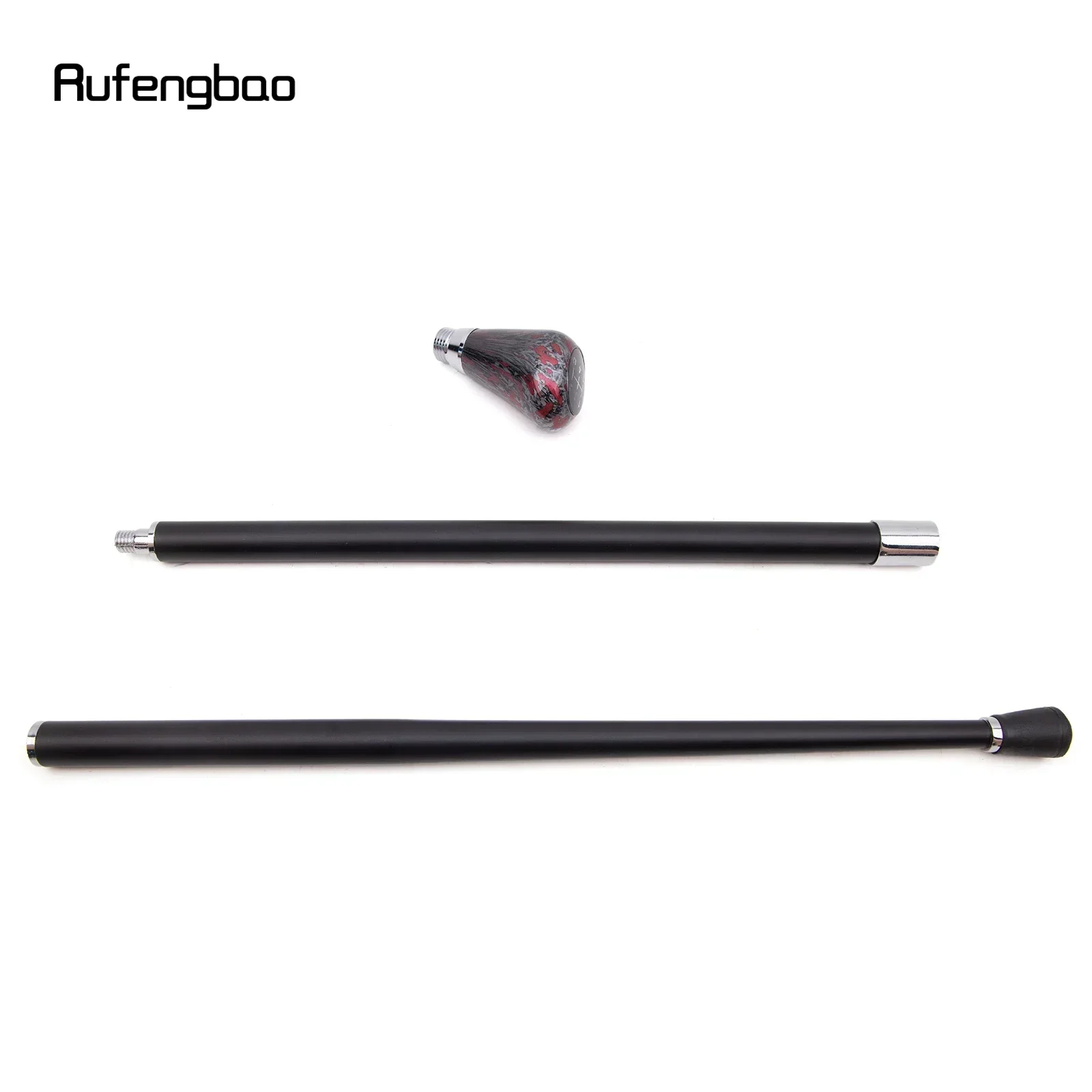 الفضة الأحمر شريط الأبيض عصا المشي الأزياء Steampunk وEyday Gentleman أنيقة تأثيري قصب Crosier 93 سنتيمتر