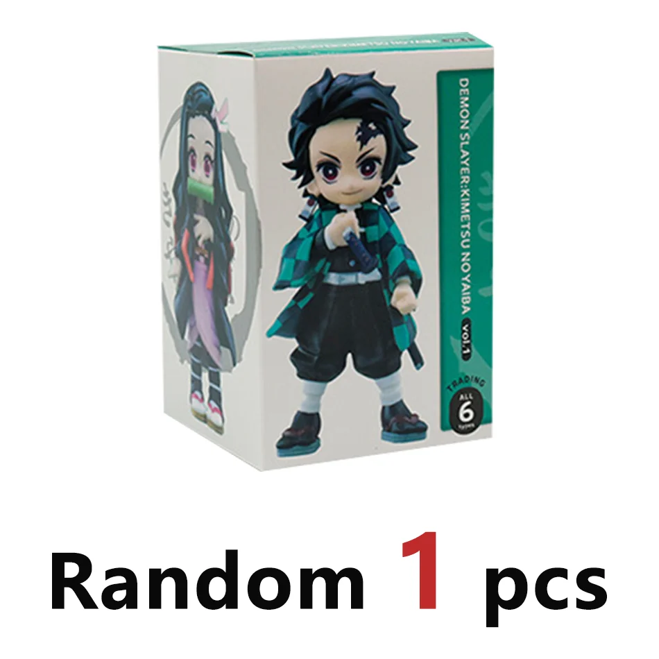 Bushiroad Palverse D emon Slayer: Kimetsu No Yaiba, figurine de dessin animé, boîte aveugle Vol.1, jouet d'ornement, cadeau