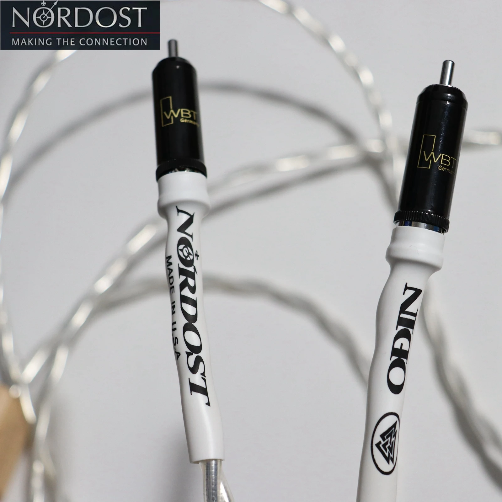 New Nordost Odin 2 Sterling Silver 75Ω digital coaxial line Hifi-grade RCA digital audio cable spdif AES/EBU subwoofer cable