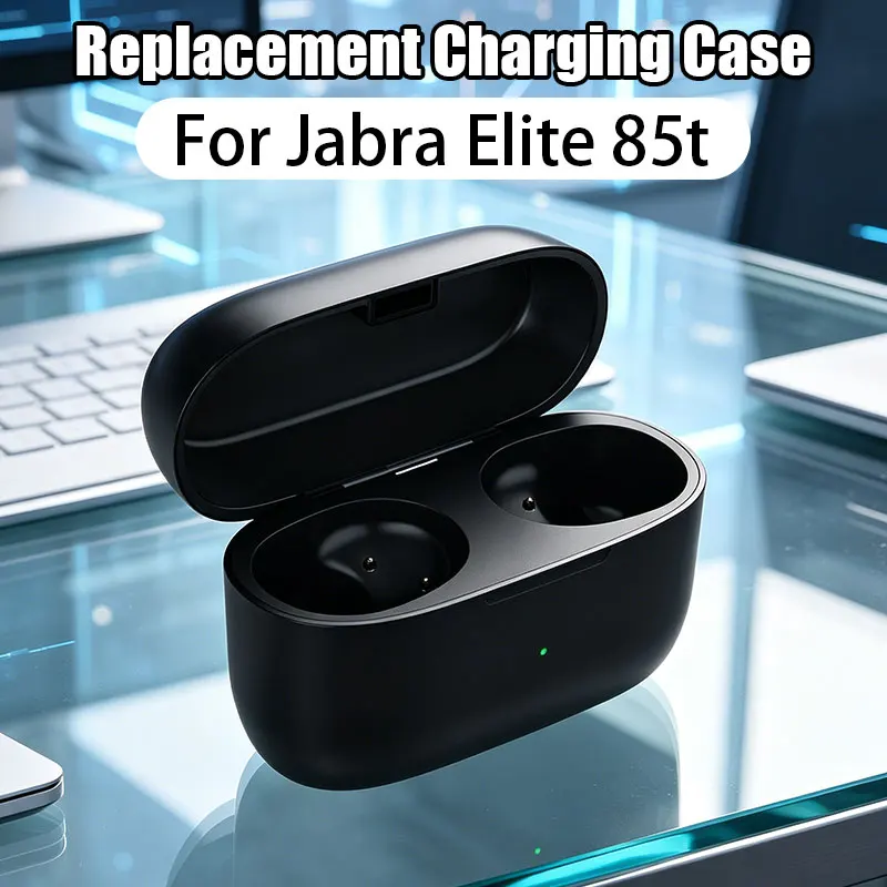 Caja de carga inalámbrica para auriculares JABRA Elite 85T, carga inalámbrica y tipo C, sin auriculares, estuche con batería de 700mAh