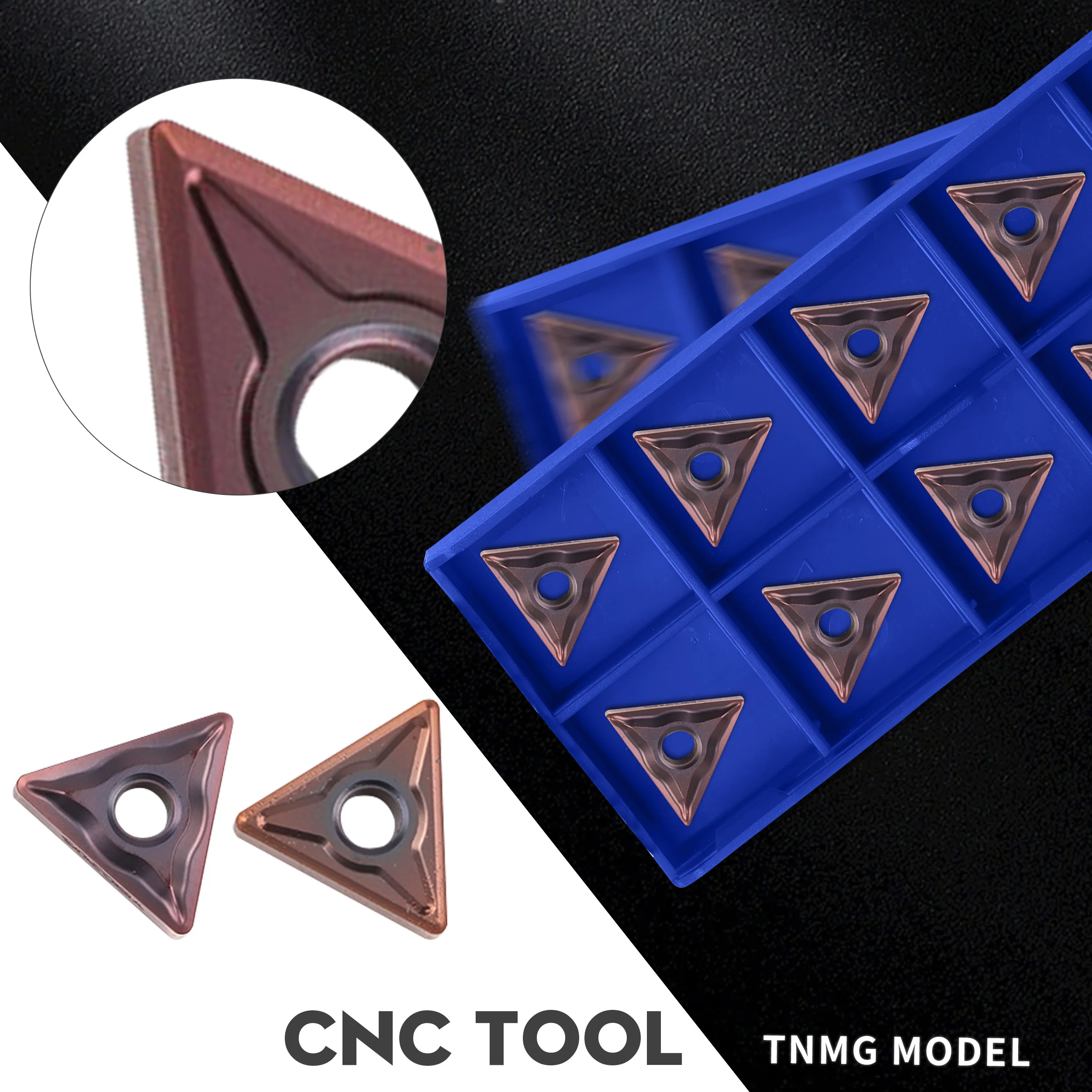 

TNMG160404-EM TNMG160408-EF YBG205 External turning inserts Cemented carbide cutting inserts for CNC lathes for stainless steel