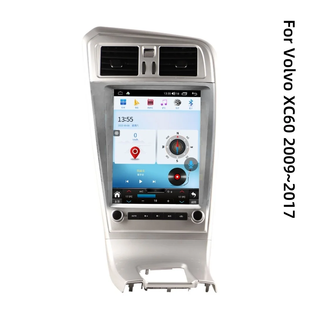 12.1 بوصة أندرويد العمودي IPS شاشة راديو السيارة لفولفو XC60 2009 ~ 2017 الوسائط المتعددة DVD مشغل تلقائي لتحديد المواقع والملاحة Carplay DSP #6