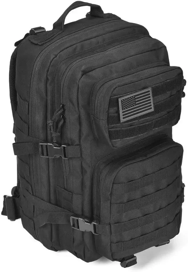 Military Tactical Backpack 45L Outdoor Travel Tactical Pack Large Army 3 Day Assault Pack Molle Bag Backpacks (ACU Camo)