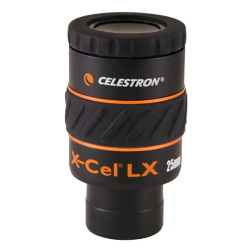 CELESTRON X-CEL LX 25mm Astronomical eyepiece 1.25-Inch 60 degrees, high-definition large field of view, rotating-up goggles