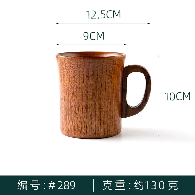 350ml Classic Style Natural Wood Cup Wooden Beer Mugs Drinking For Party Novelty Gifts Eco-friendly