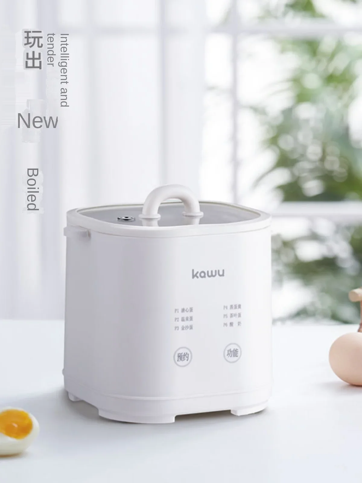 Egg cooker breakfast household dormitory small smart appointment timer multi-function fully automatic power-off egg steamer