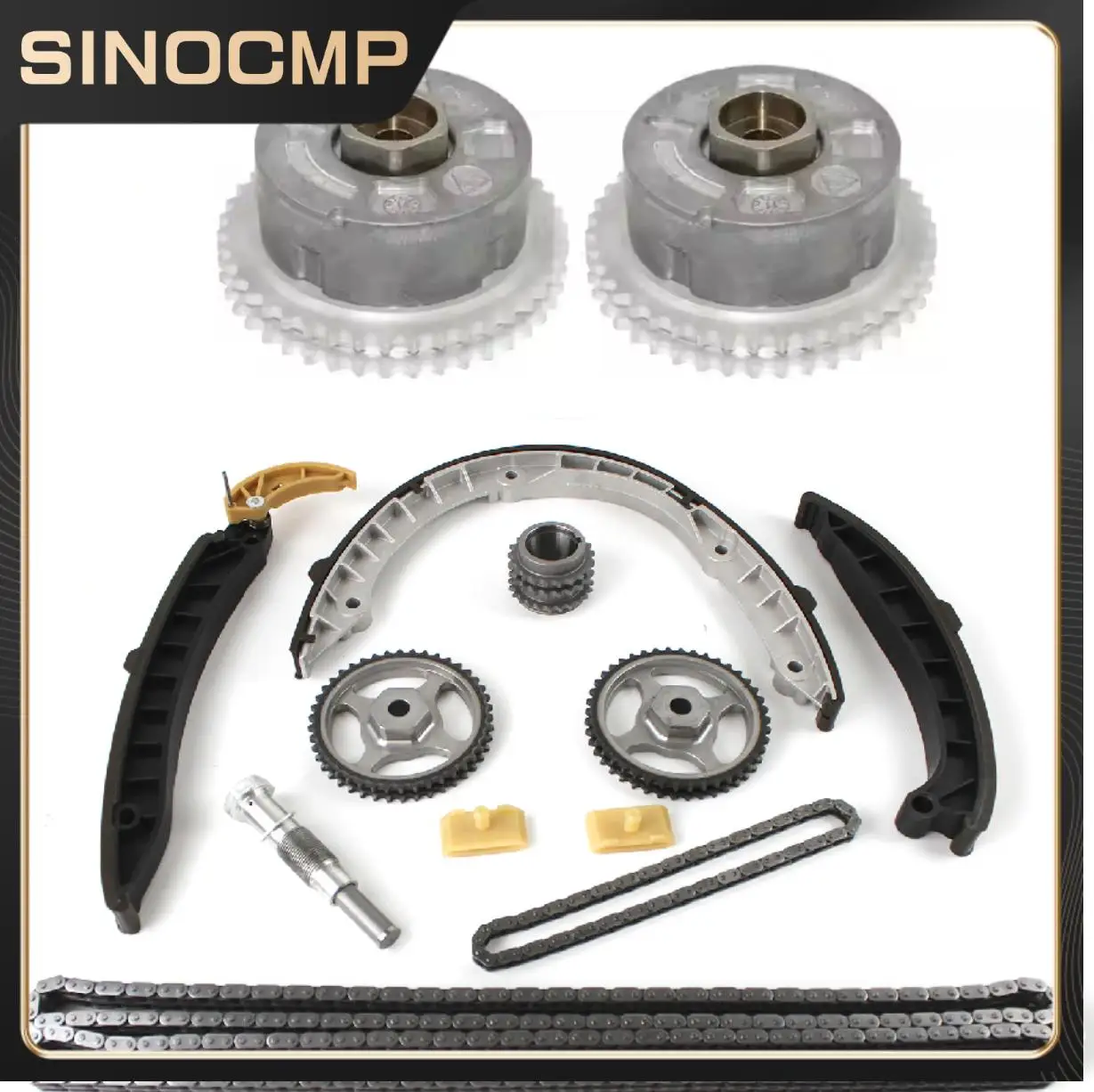 

Комплект цепи ГРМ с регулятором распределительного вала для Porsche Cayenne Panamera 94810505123, комплект компонентов двигателя