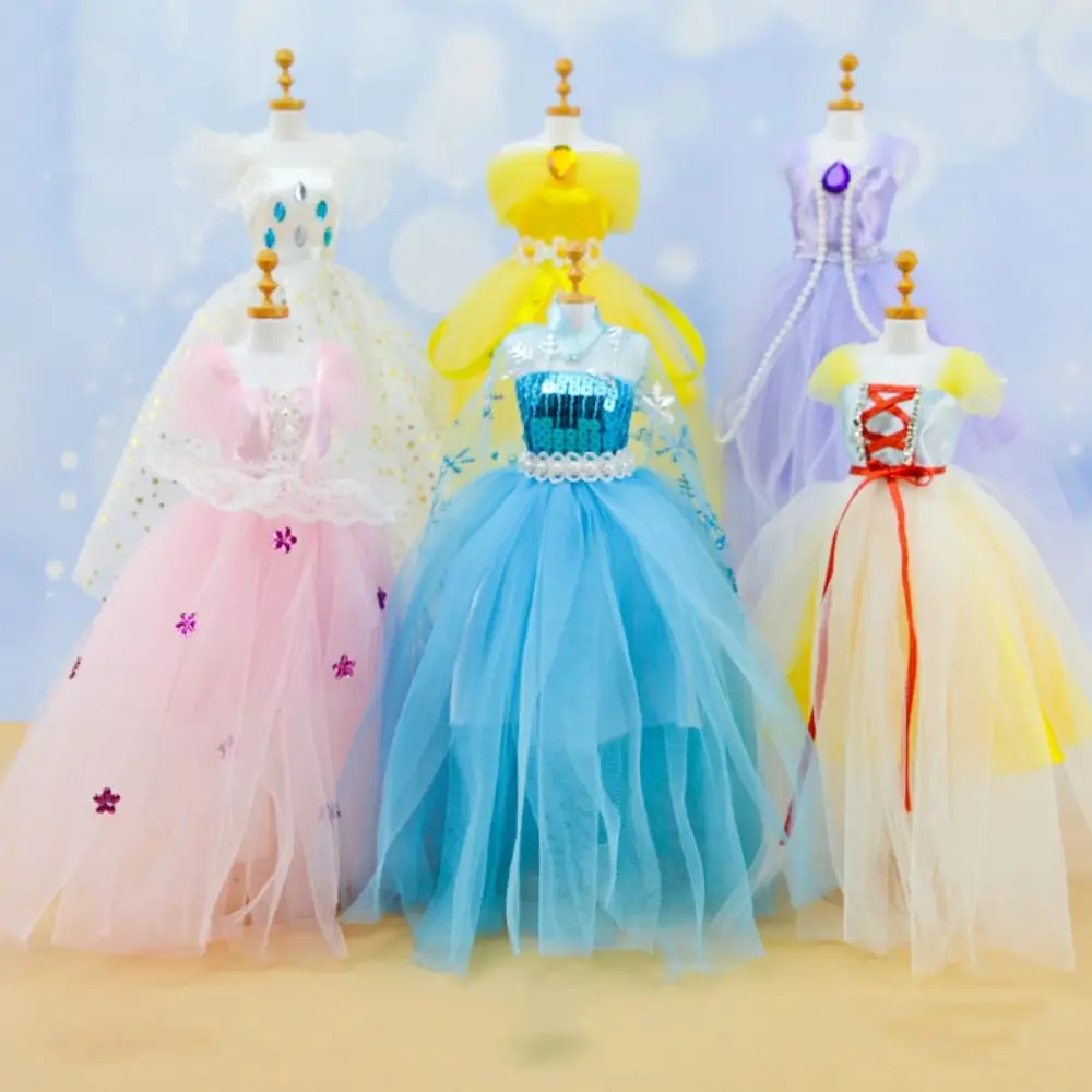 Conception de vêtements intellectuelle bénéfique, sac de matériel fait à la main, éducation précoce, artisanat de bricolage, ensemble de matériel pour robe de princesse