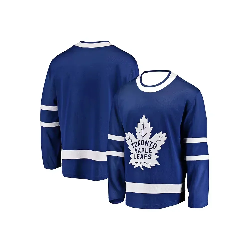 Toronto Ice Hockey Maple Leaf No.34 Long Sleeve T-shirt Men's Sport Training Jersey Breathable Casual Women Tee Kids Clothing image 2