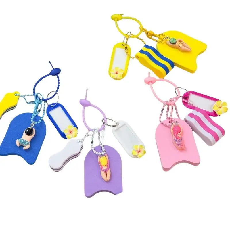 Floating Key Holder Buoyant Waterproof Keychain for Marine Boating Fishing Swimming Diving Trip Outdoor Use