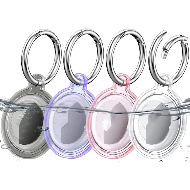 Waterproof Protective Case For Airtags Full Coverage Waterproof Soft Protective Cover Shockproof For Apple Air Tag Accessories