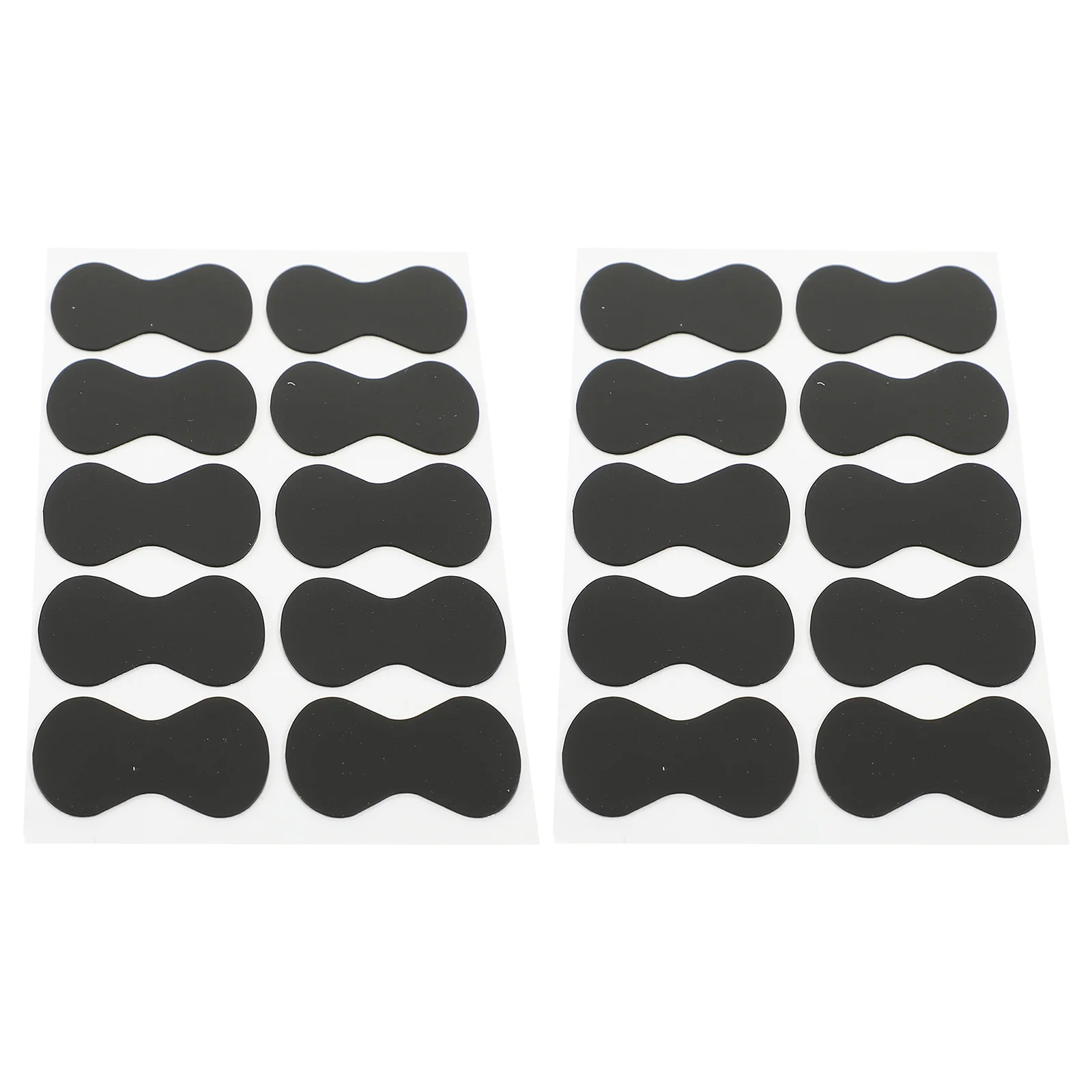 

20 Pcs Anti-slip Stickers for Paddles Guitar Pick Black Color EVA Grips Non-slip Fingers Practical Practicality Convenience