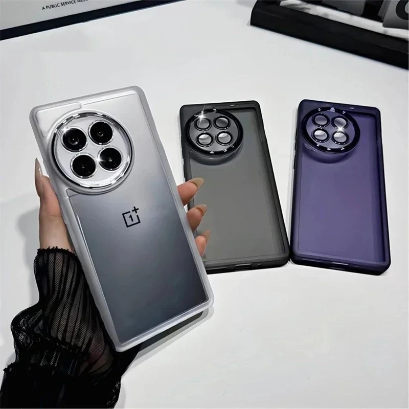 Clear Lens Protection Film Case For Oneplus 13R 12R 11R Candy Color Soft Silicone Shockproof Cover For OnePlus ACE 5 Pro Nord 4