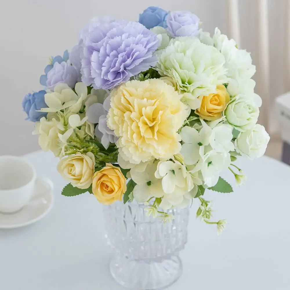 6 Stück künstliche Blumen für Festivals, Hochzeiten, Brautsträuße, Kränze, für Zuhause, Zimmer, Tisch, handgefertigte Dekoration, für den Außenbereich, Garten, DIY, Geschenkzubehör – Detail 4