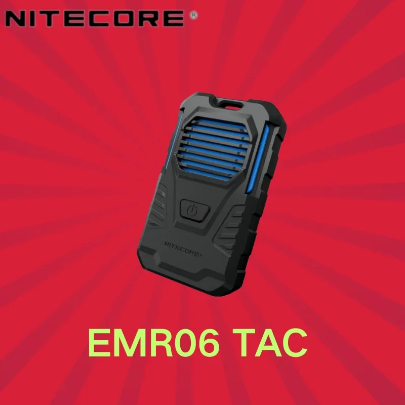 Nitecore EMR06 TAC USB-C Rechargeable Portable Mini Multipurpose Repeller Summer Sleep Camping Hiking Trekking