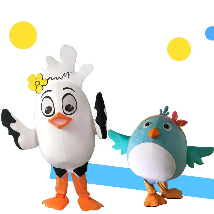 

Bird Mascot Costume Fancy Dress Adult Size pigeon Cartoon Mascot Costumes for Halloween Carnival Party Stage Performance Events