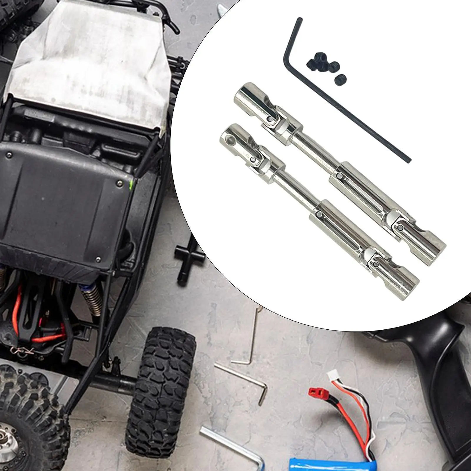 RC Drive Shafts Upgrade Sturdy,Easy to Install,Spare Parts Transmission Shafts Replace Part for MN98 MN99S 1:12 RC Car